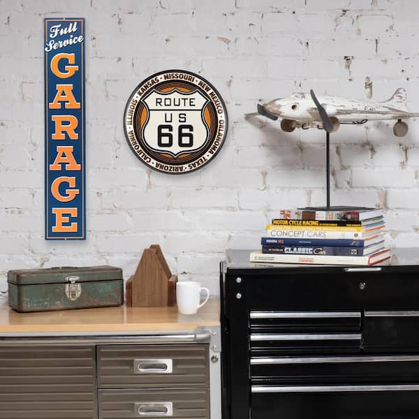 Open Road Brands Full Service Garage Metal Wall Thermometer 90185316-s -  The Home Depot