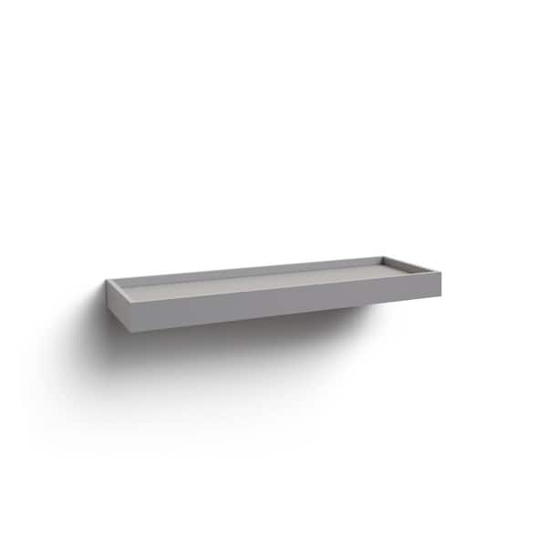 NewAge Products 42 in. W x 13.4 in. D x 3.2 in. H Home Kitchen Gray Floating Decorative Wall Shelf