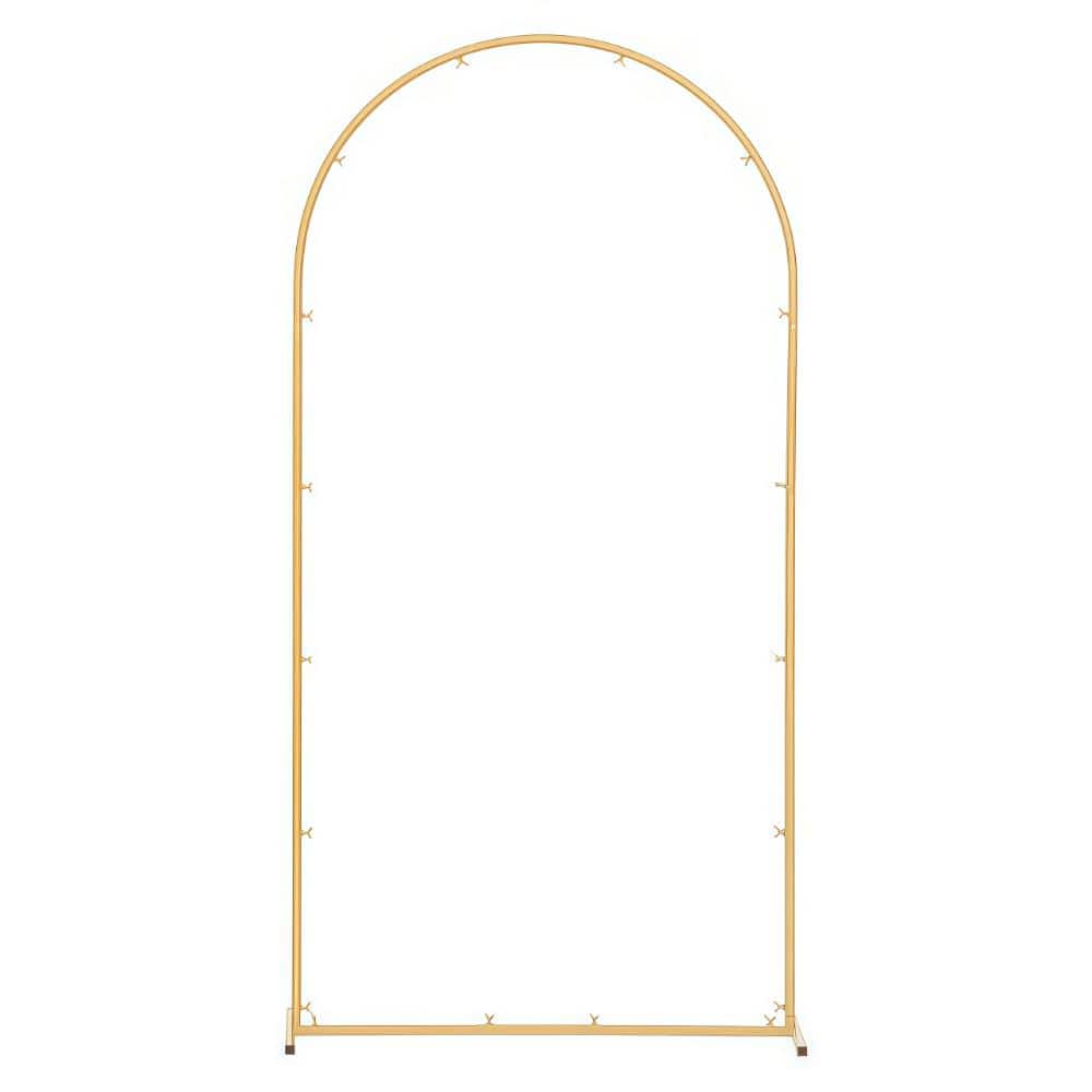 Arch Backdrop Stand, 6.6 x 3.3 ft, Stable Structure, Easy Assembly, 1 Piece Gold Metal Arch Backdrop Stand price history on PriceWatchPro
