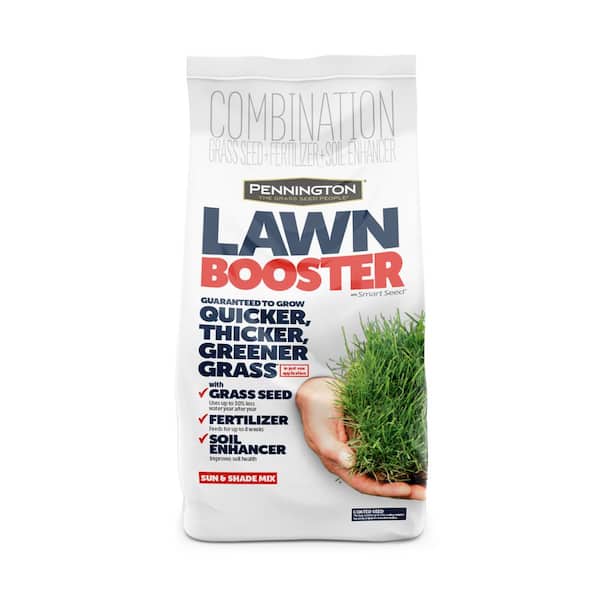 Pennington 9.6 lbs. Lawn Booster Sun and Shade with Smart Seed, Fertilizer and Soil Enhancers