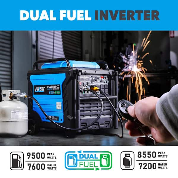 9500 Watt SUPER QUIET Inverter Generator with CO SECURE Technology