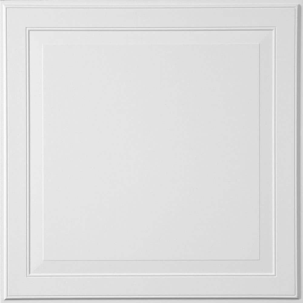 Armstrong Ceilings Single Raised Panel 2 Ft X 2 Ft Tegular Ceiling Panel 1205 The Home Depot