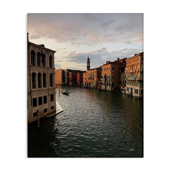 Stupell Industries Venice Canal Architecture by Max Blakesberg Studios Unframed Nature Graphic Art Print 48 in. x 36 in.