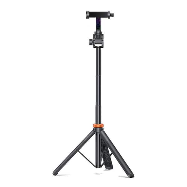 Yichuhaoxi 62 in. Selfie Stick Phone Tripod w/ Remote, Extendable Phone Tripod Stand and Travel Solidest Cell Phone in Carbon Black