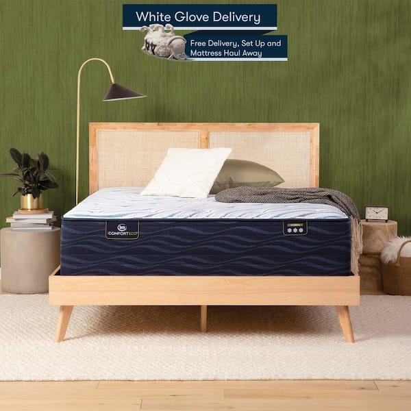 Serta iComfortECO Q Series King Plush 15.75 in. Mattress 500801132-1060 ...