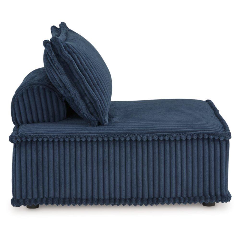 Navy Blue Polyester Modular Accent Chair