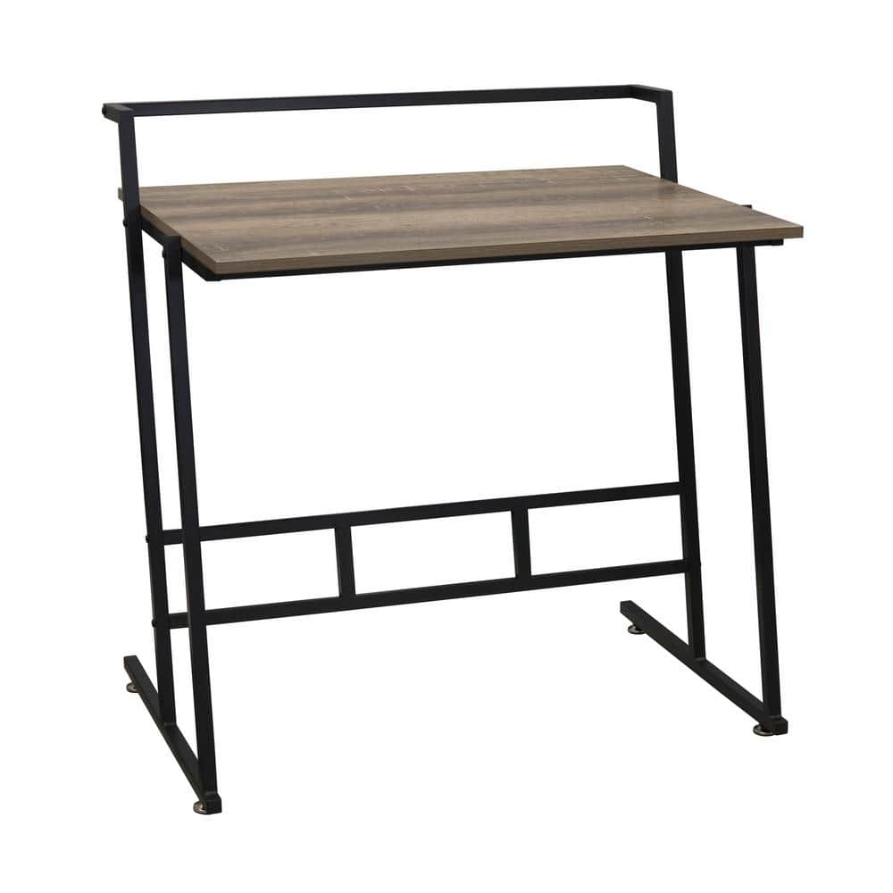 Living Essentials Writing Desk in Distressed Grey