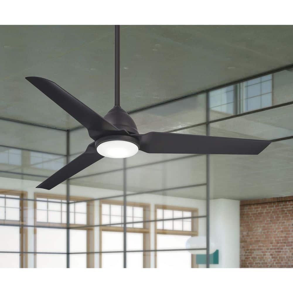 MINKA-AIRE Java 54 in. Integrated LED Indoor/Outdoor Coal Ceiling