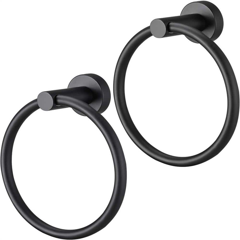 Wall Mounted Round Shaped Stainless Steel Towel Ring Towel Storage Hanger i