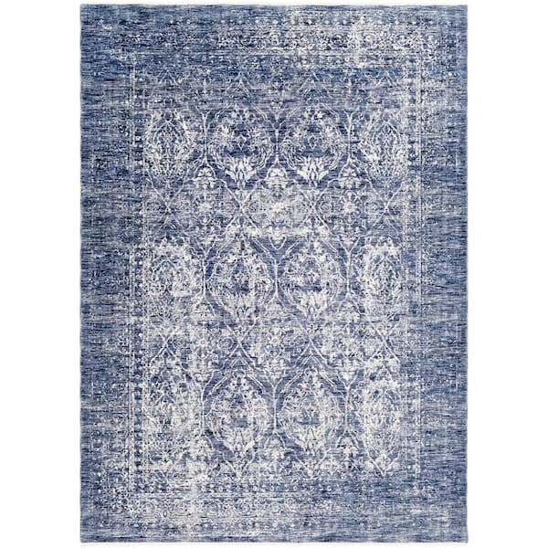 Artistic Weavers Mullins Navy 5 ft. x 8 ft. Traditional Indoor Area Rug