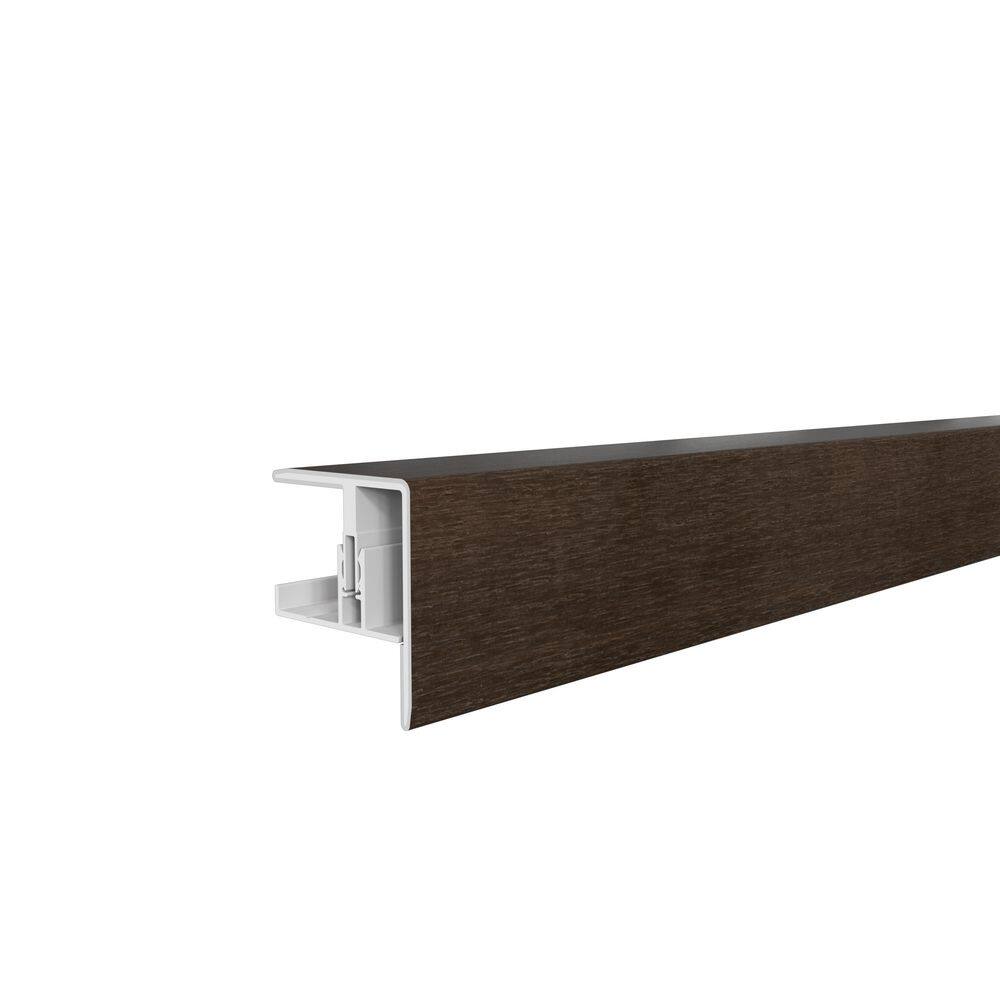 Alusions 2.31 in. x 2 in. x 8 ft. Brazilian Ipe Composite Aluminum F Trim Kit for 1 in. Board price history on PriceWatchPro