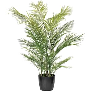 60 in Green Artificial Areca Palm Plant in Pot