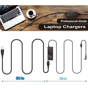 Chargeur Universel 90 W Pour PC Portable - Compatible HP, Dell, Lenovo, Asus Et Plus - 16 Fiches Incluses