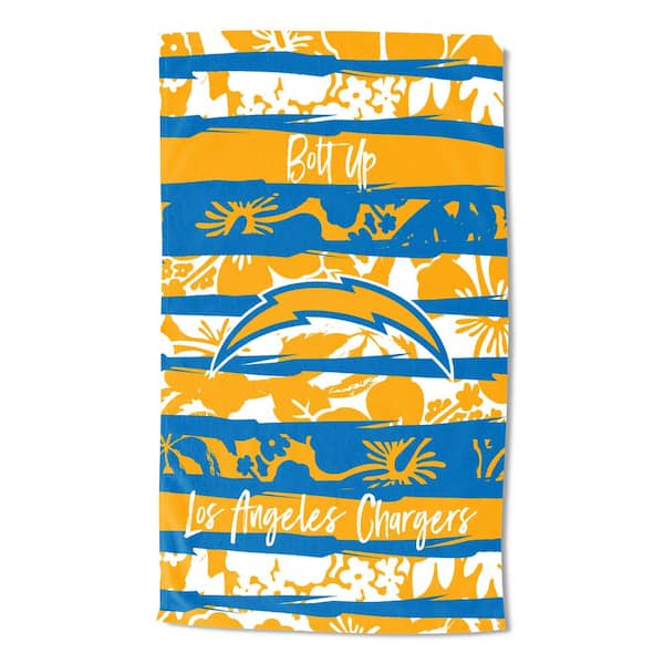 THE NORTHWEST GROUP NFL LA Chargers Cotton/Polyester Blend Multi Color Pocket Beach Towel