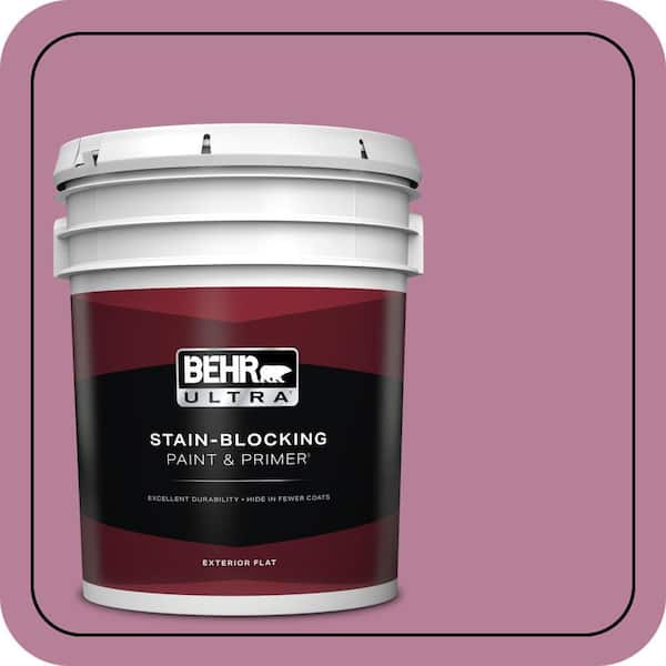 BEHR ULTRA 5 gal. #M130-5 Cabaret Flat Exterior Paint & Primer