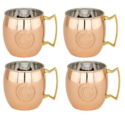 Mikasa 20-oz Stainless Steel Mule Mugs, Double Wall, Set of 4 5217622 - The  Home Depot