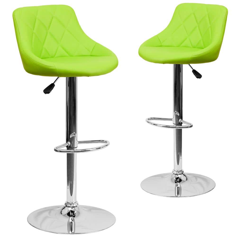 Carnegy Avenue 32 in. Green Bar stool (Set of 2) CGACH18679GRHD