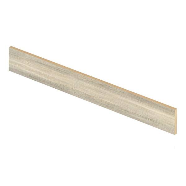 Cap A Tread Maui Whitewashed Oak 94 in. Length x 1/2 in. Deep x 7-3/8 in. Height Laminate Riser to be Used with Cap A Tread
