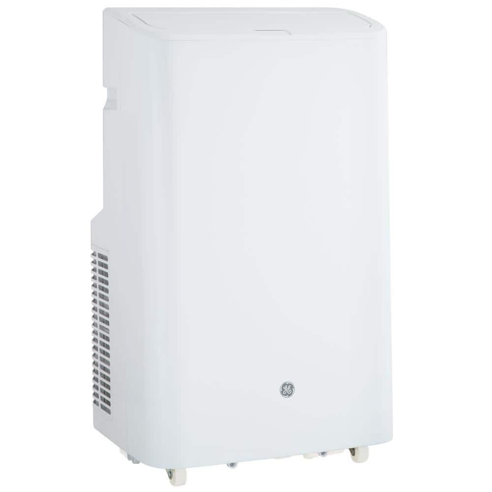 GE 7,500 BTU Portable Air Conditioner 3-in-1 Cools 300 Sq. Ft. with  Dehumidifier and Remote in White APCD07JALW - The Home Depot