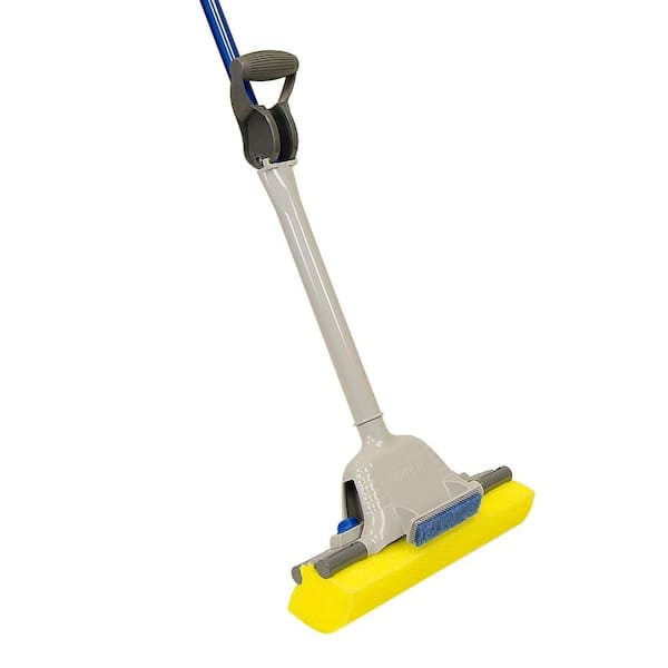 Quickie Jumbo Mop and Scrub Roller Sponge Mop with Microban