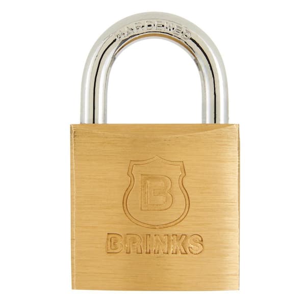 Brinks 1-3/16 in. (30 mm) Solid Brass Keyed Lock