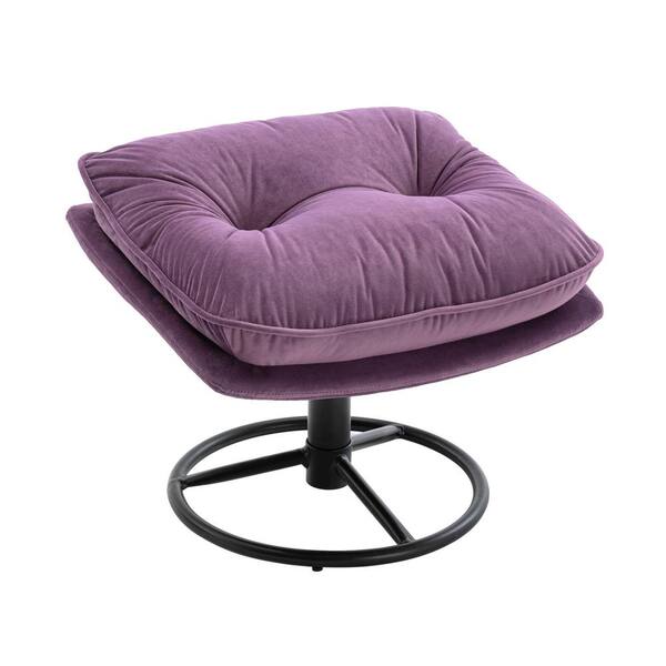 purple egg chair