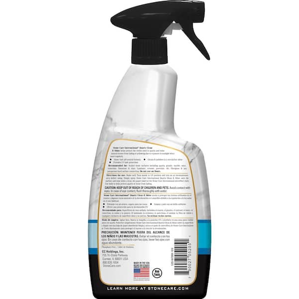 Quartz Clean And Shine Spray, Laminate Countertop Cleaner Home Depot