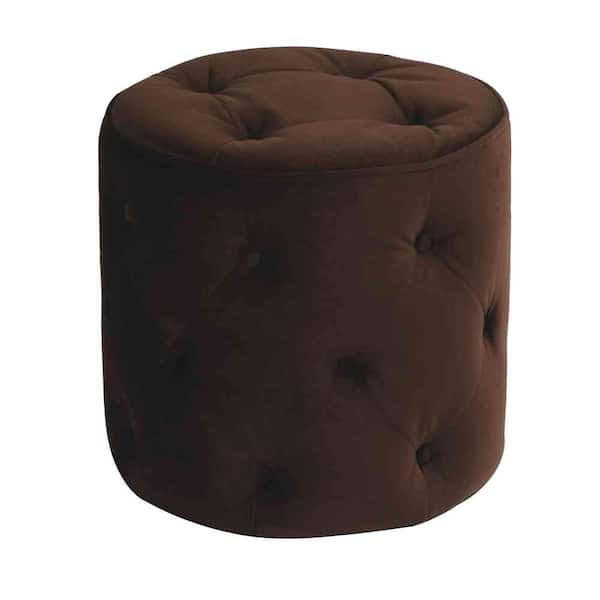 OSP Home Furnishings Chocolate Accent Ottoman