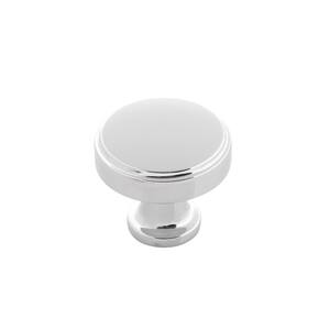 Piper 1-1/4 in. Diameter Chrome Cabinet Knob (10-Pack)