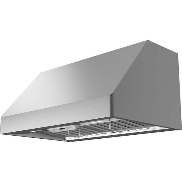 Tempest II 36 in. 650 CFM Convertible Wall Mount Range Hood with LED Light in Stainless Steel