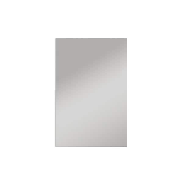 16 in. W x 24 in. H Rectangular Aluminum Medicine Cabinet with Mirror