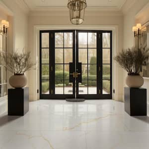 Amari Gold 24 in. x 48 in. Polished Porcelain Floor and Wall Tile (24 sq. ft./Case)