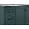 Home Decorators Collection Merryfield 31 in. W x 22 in. D x 35 in. H Single  Sink Freestanding Bath Vanity in Antigua Green with Carrara Marble Top  19112-VS31-AG - The Home Depot