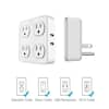 Wireless Wall Tap Smart Plug (4 Outlets,4 USB Ports) - WTP110