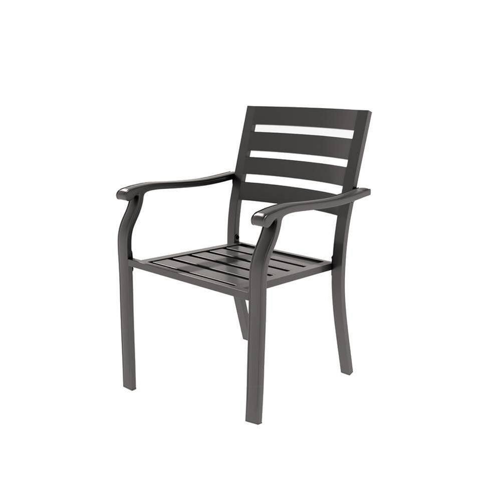Black Finish Iron Outdoor Dining Chair (Set of 2) price history on PriceWatchPro