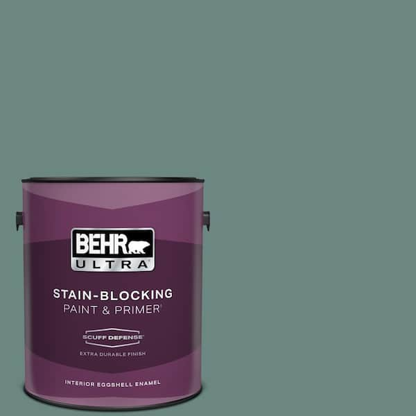 BEHR ULTRA 1 gal. #480F-5 Marsh Creek Extra Durable Eggshell Enamel Interior Paint & Primer