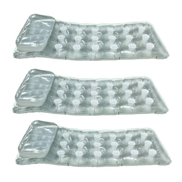 Intex 18-Pocket Mattress Suntanner Pool Lounger with Headrest (3-Pack)