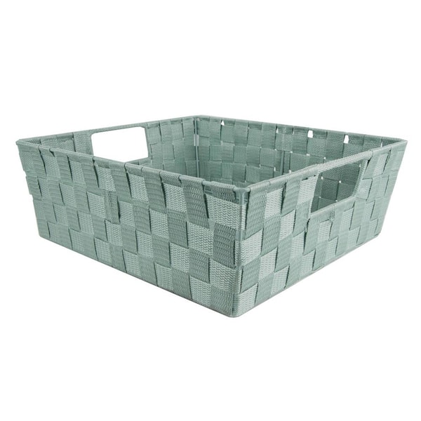 Home Basics Fabric Decorative Storage Basket