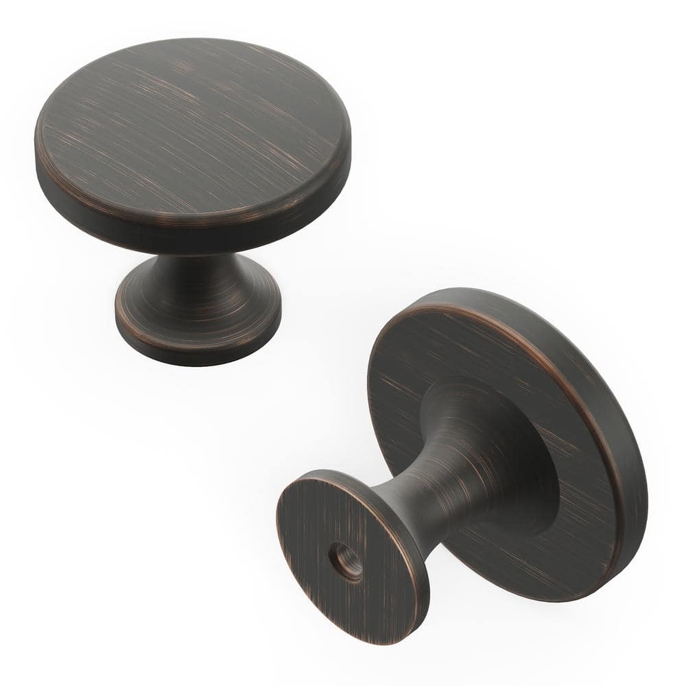 Forge Collection Knob 1-3/8 in. Dia. Oil-Rubbed Vintage Bronze Round Cabinet Knob price history on PriceWatchPro
