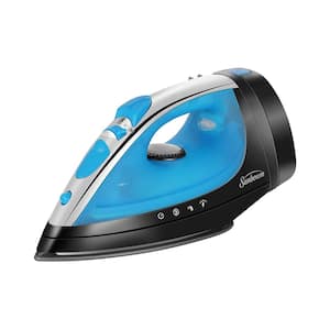 1400W SteamMaster Steam Iron with Retractable Cord and Shot of Steam Feature