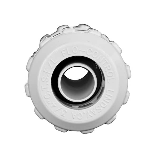 NDS Flo-Lock™ PVC Gripper Coupling, 3/4 in. SDR-9 CTS, White 710