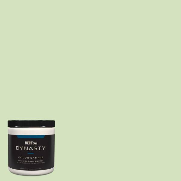 BEHR DYNASTY 8 oz. #P380-3 Irish Folklore Satin Enamel Stain-Blocking Interior/Exterior Paint and Primer Sample