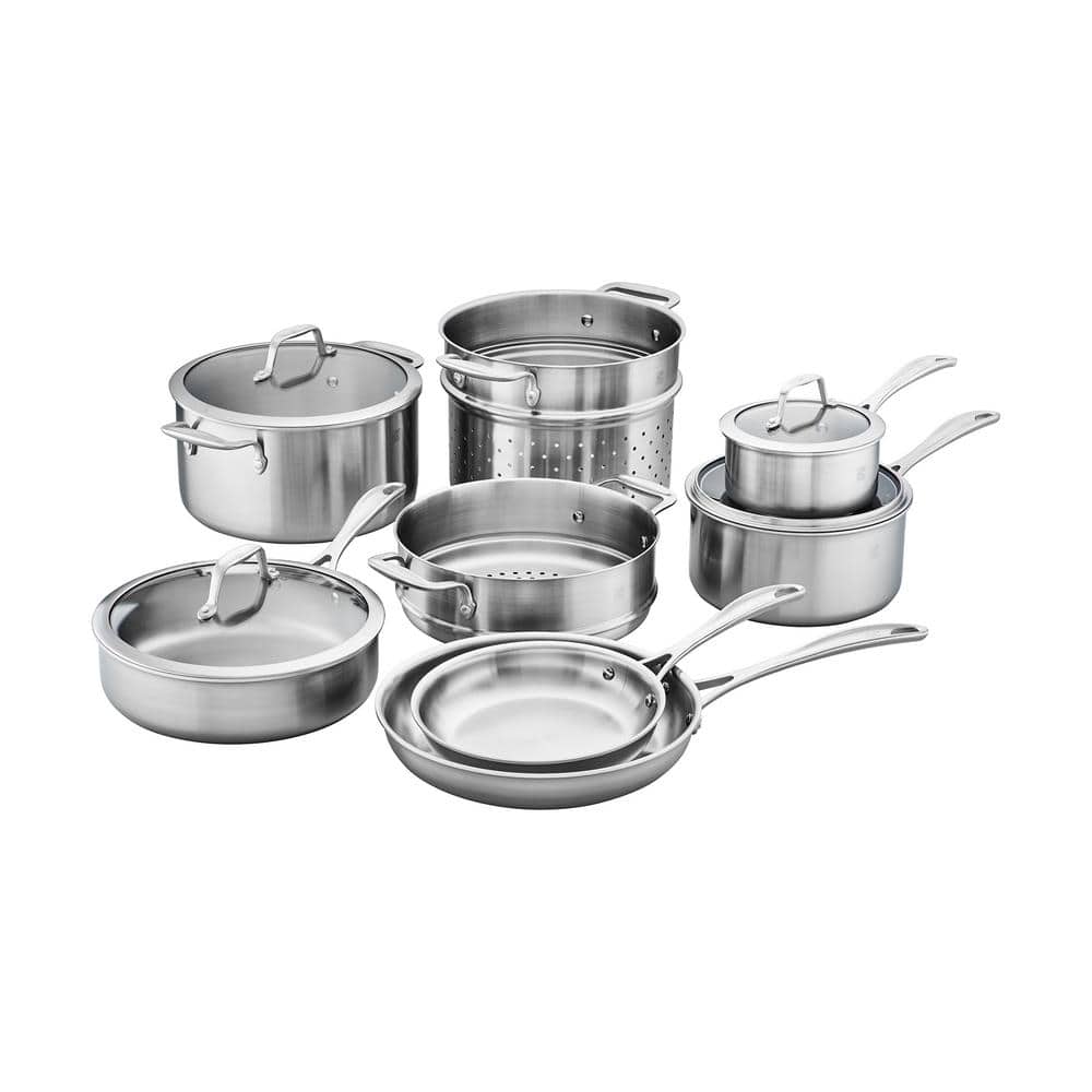 Zwilling J.A. Henckels Spirit 12-Piece Stainless Steel Cookware Set