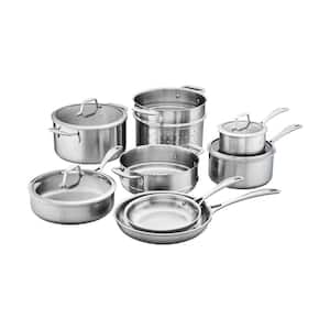 Spirit 12-Piece Stainless Steel Cookware Set