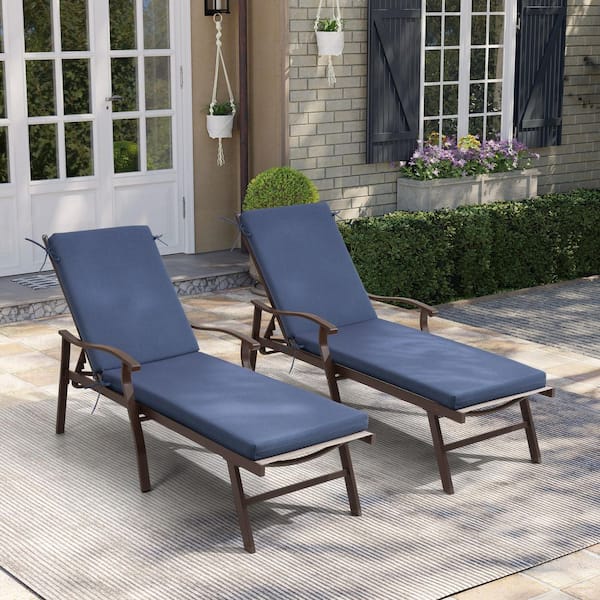 Pellebant 20.9 in. x 71.8 in. Outdoor Chaise Lounge Cushion in