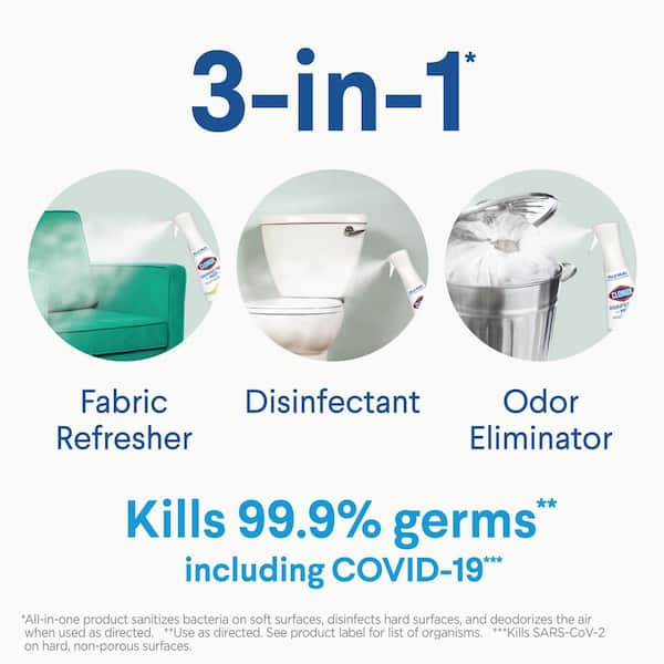 16 oz. Eucalyptus Peppermint Scent Sanitizing Multi-Surface Disinfecting Mist Spray (3-Pack)