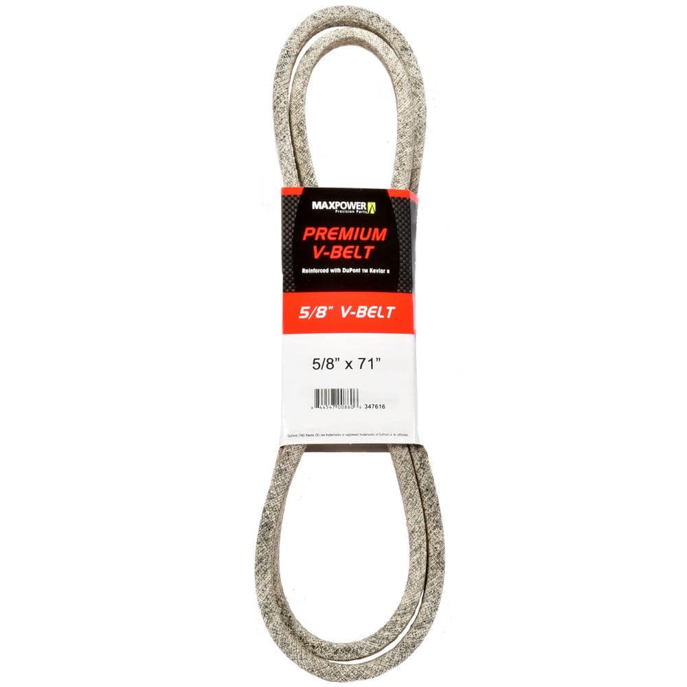 MaxPower 5/8 in. x 71 in. Premium V-Belt 347616 - The Home Depot