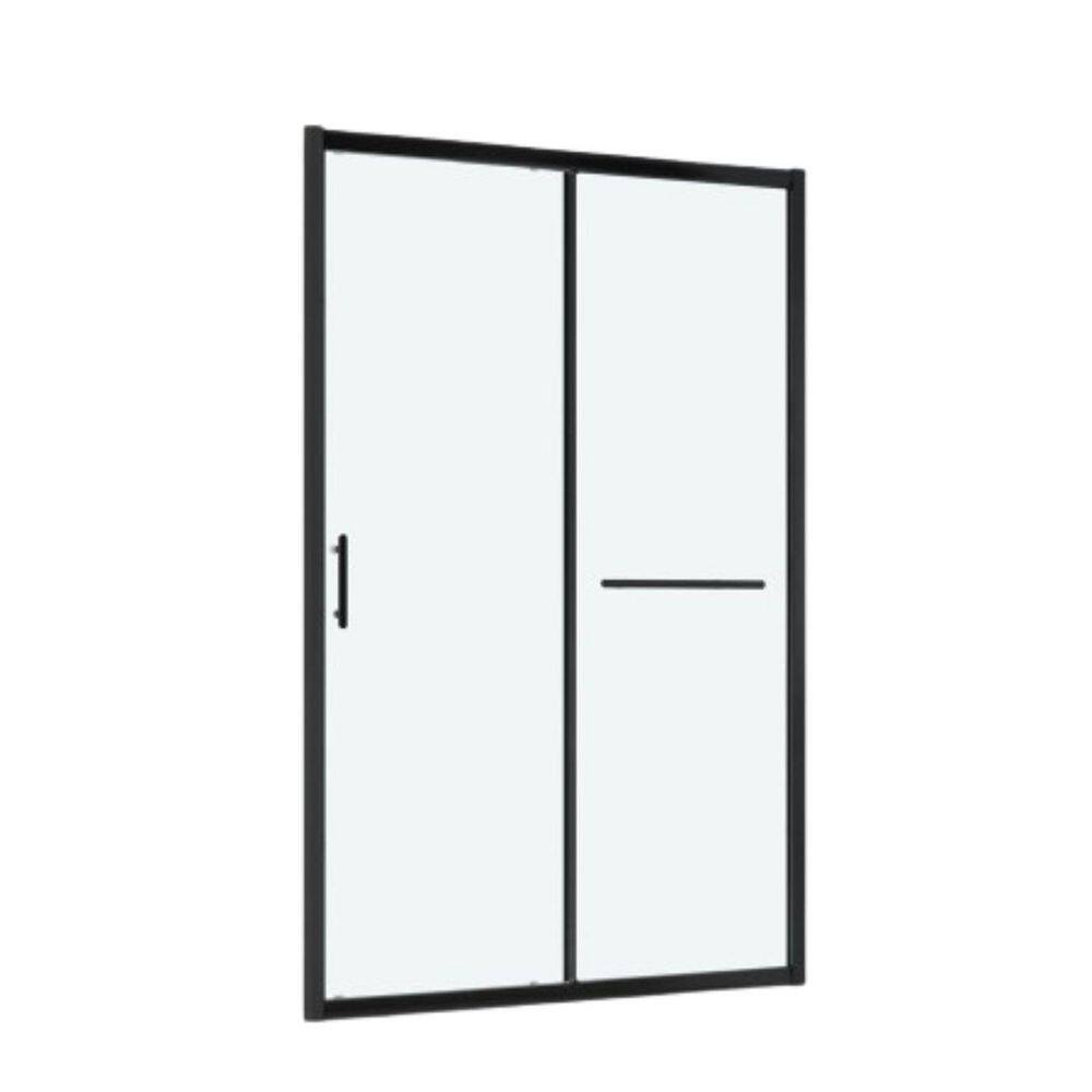 Callidora 50 to 54 in. W x 76 in. H Soft-Close Frameless Sliding Shower Door in Matte Black with 5/16 in. Clear Glass price history on PriceWatchPro