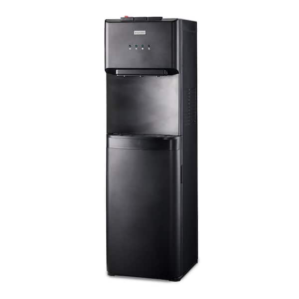 Hot, Cold and Room Temperature Bottom-Load Water Dispenser, Black