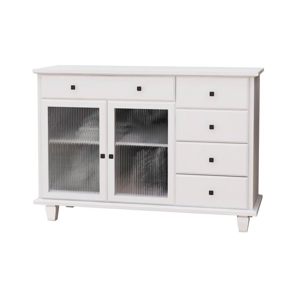 47.24 in. W x 16.93 in. D x 33.70 in. H in White MDF Assemble Upper Diagona